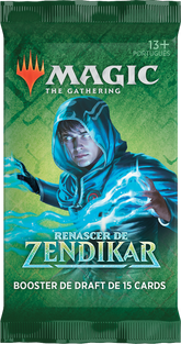 Booster de Draft - Renascer de Zendikar - Magic: The Gathering - MoxLand